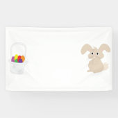 Osterhase mit Korb Banner (Horizontal)