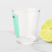 Osterhase mit Korb Schnapsglas (Rechts)