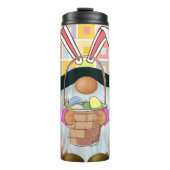 Osterhase mit Korb Thermosbecher (Vorderseite)