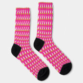 Osterhase mit Korb voller Eier Socken (Rechts)