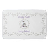 Osterhase mit Korbgeflecht Bath Mat Badematte (Vorderseite)