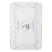 Osterhase mit Korbgeflecht Bath Mat Badematte (Vorderseite Vertikal)