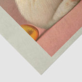 Osterhase mit Korbkollektion Seidenpapier (Ausschnitt)