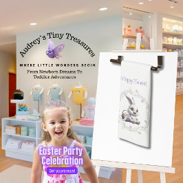 Osterhase mit Korbweide aus Eiern Küchentuch