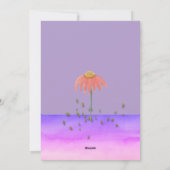 Osterhase mit Küken Feiertagskarte (Rückseite)