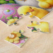 Osterhase mit Küken Puzzle (Seite)