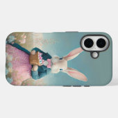 Osterhase mit Ostereiern Happy Osterfest Case-Mate iPhone Hülle (Rückseite (Horizontal))