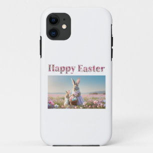 Osterhase mit Ostereiern Happy Osterfest Case-Mate iPhone Hülle