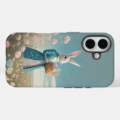 Osterhase mit Ostereiern Happy Osterfest Case-Mate iPhone Hülle (Rückseite (Horizontal))