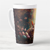 Osterhase mit Ostereiern Milchtasse (Linke Ecke)