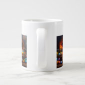 Osterhase mit Ostereiern Ostern Jumbo-Tasse (Rückseite)