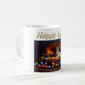Osterhase mit Ostereiern Ostern Kaffeetasse (Vorderseite Links)