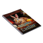 Osterhase mit Ostereiern Ostern Notizblock (Rechte Seite)