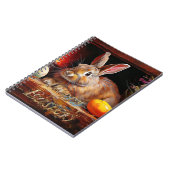 Osterhase mit Ostereiern Ostern Notizblock (Linke Seite)