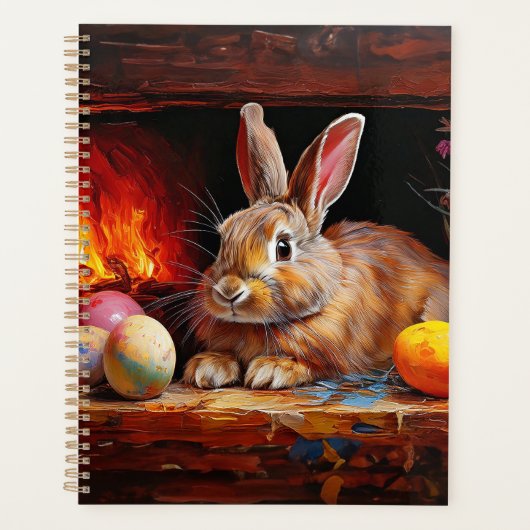 Osterhase mit Ostereiern Planer (Vorderseite)