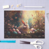 Osterhase mit Ostereiern Seidenpapier (Handwerk)