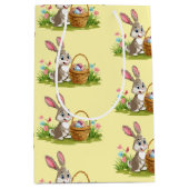 Osterhase Mittlere Geschenktüte (Vorderseite)