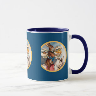 Osterhase-Mug im Vintage-Stil Tasse