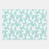 Osterhase Niedlich 3 Pastel Geschenkpapier Set (Vorderseite 3)