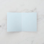 Osterhase | Niedliche Osterpastel-Wildblume Feiertagskarte (Innenseite)