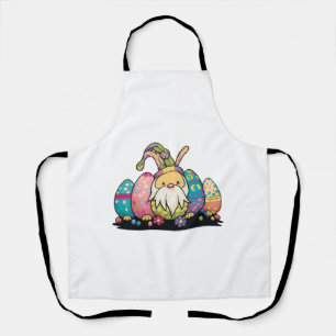 Osterhase Niedlicher Frühling Ostereier Jagen Schürze