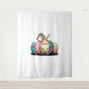 Osterhase Niedlicher Frühling Ostereier Jagen Wandteppich