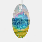 Osterhase Ornament Aus Metall (Vorderseite Rechts)