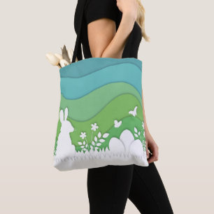 Osterhase, Osterei, Frühjahrsferien Natur Tasche