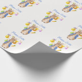 Osterhase Ostereier Geschenkpapier (Ecke)