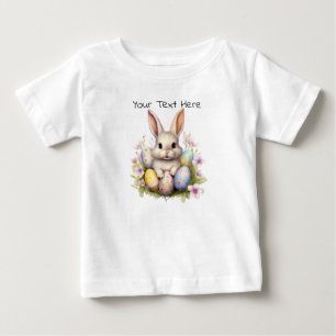 Osterhase & Ostereier Kunstwerk Baby T-shirt