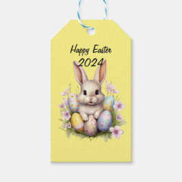 Osterhase & Ostereier Kunstwerk Geschenkanhänger