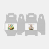 Osterhase & Ostereier Kunstwerk Geschenkschachtel (Ungefaltet)