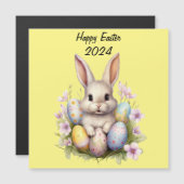 Osterhase & Ostereier Kunstwerk Magnetkarte (Vorne/Hinten)