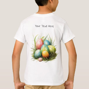Osterhase & Ostereier Kunstwerk T-Shirt