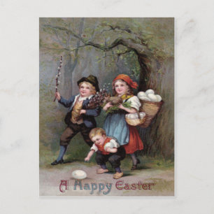 Osterhase Ostern Eggenwald Feiertagspostkarte