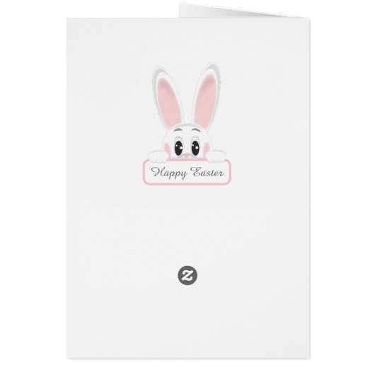 Osterhase & Ostern Ei auf Light Blue (Hinten)