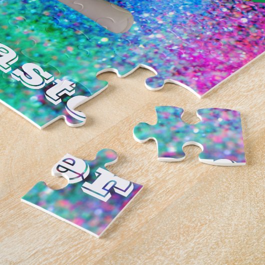 Osterhase Ostern Ei Sparkle Happy Ostern Puzzle (Seite)