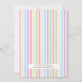 Osterhase Ostern - Party Einladung (Rückseite)