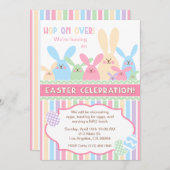 Osterhase Ostern - Party Einladung (Vorne/Hinten)