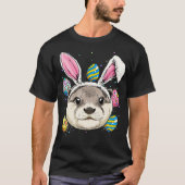 Osterhase Otter Funny Ostern Otter Geschenke T-Shirt (Vorderseite)