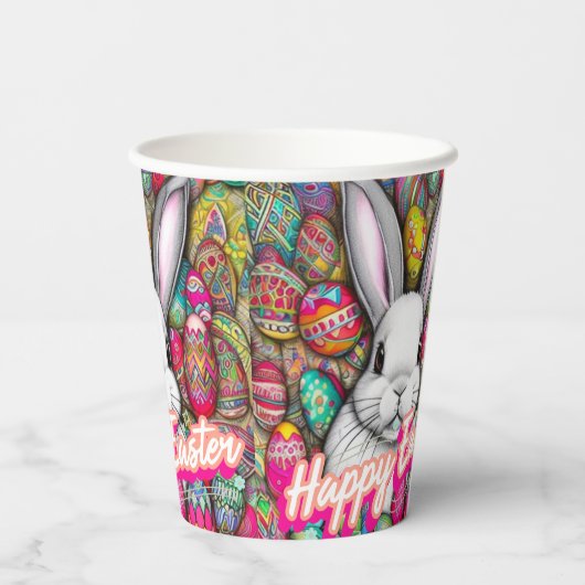 Osterhase Pappbecher (Rückseite)