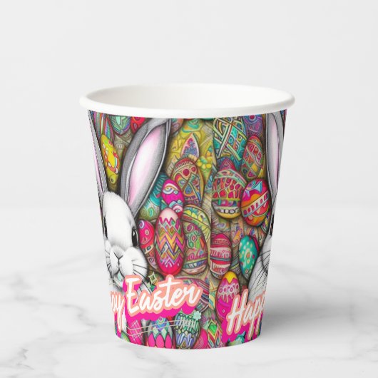 Osterhase Pappbecher (Vorderseite)