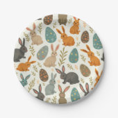 Osterhase Pappteller (Vorderseite)