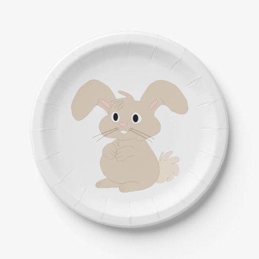 Osterhase Pappteller (Vorderseite)