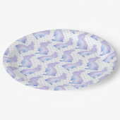 Osterhase Pappteller (Schrägansicht)