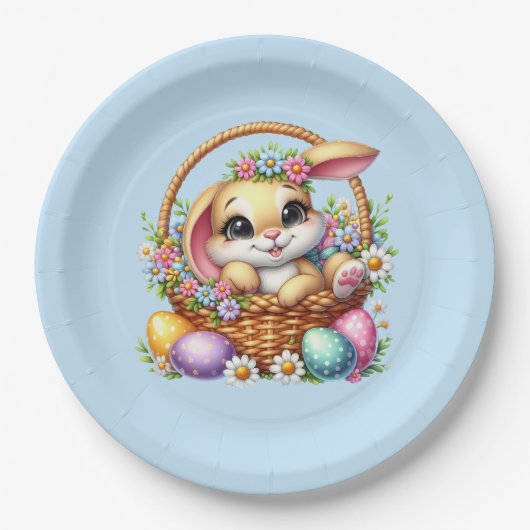 Osterhase pappteller (Vorderseite)