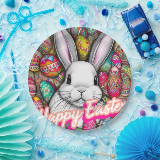 Osterhase Pappteller (Party)