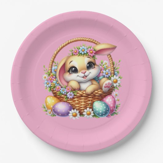 Osterhase  pappteller (Vorderseite)