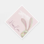 Osterhase Peking Serviette (Ecke)