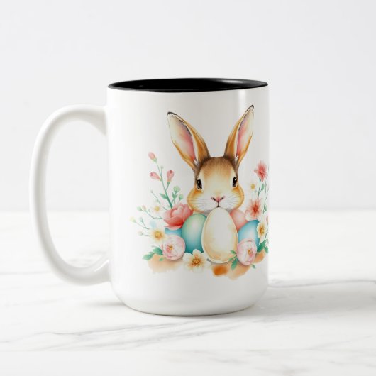 Osterhase Peking Zweifarbige Tasse (Links)